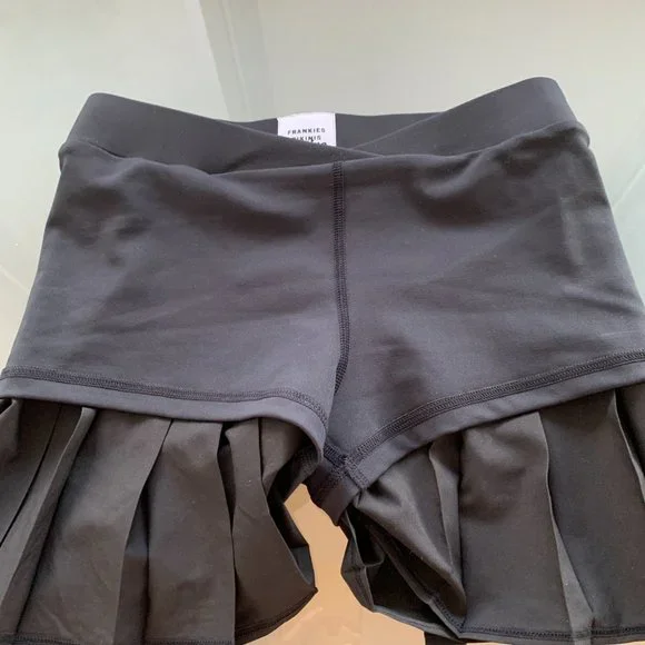 ***RELISTED**BNWT FRANKIES BIKINI WINDY TENNIS MINI SKIRT BLACK SZ XS - Picture 7 of 14